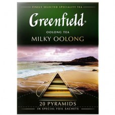 Чай Greenfield Молочный оолонг зелёный в пирамидках, 20х1.8г в магазинах Перекресток