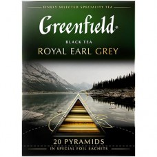 Чай Greenfield Royal Earl Grey чёрный цитрус-бергамот в пирамидках, 20х2г в магазинах Перекресток
