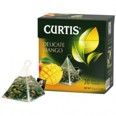 Чай Curtis Delicate Mango зелёный в пирамидках, 20х1.8г в магазинах Перекресток