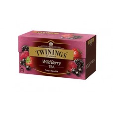 Чай Twinings чёрный байховый лесные ягоды в пакетиках, 25х2г в магазинах Перекресток
