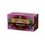 Чай Twinings чёрный байховый с ароматом и кусочками чёрной смородины в пакетиках, 25х2г