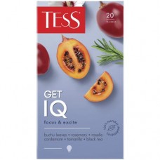 Чай Tess Гет Айкью чёрный с ароматом тамарилло, 20х1.5г в магазинах Перекресток