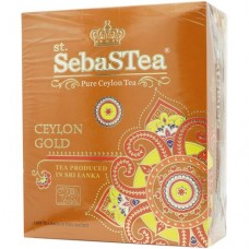 Чай SebasTea Ceylon Gold чёрный байховый цейлонский мелколистовой, 100х2г в магазинах Перекресток