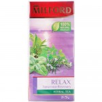 Чай Milford Релакс с мятой курчавой и розмарином, 20х1.75г