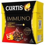 Чай Curtis Immuno чёрный цейлонский цедра цитрусовых-лепестки цветов листовой, 15х1.7г