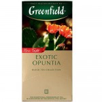Чай Greenfield Экзотик опунция чёрный с ароматом опунции-базиликом, 25х1.5г