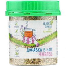 Добавка в чай Чабрец сушеный измельчённый Зелёная Линия, 35г в магазинах Перекресток