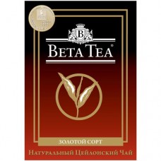 Чай Beta Tea Золотой сорт чёрный байховый листовой, 100г в магазинах Перекресток
