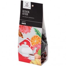 Чай Династия Кубок Огня чёрный с добавками, 100г в магазинах Перекресток