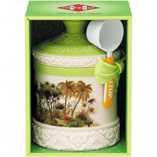 Чай Hilltop Пейзажи Цейлона чёрный + керамическая чайница с ложкой, 50г в магазинах Перекресток