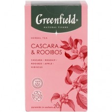 Чай Greenfield Natural Tisane Cascara & Rooibos, 20х1.8г в магазинах Перекресток