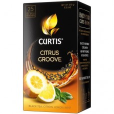 Чай Curtis Citrus Groove черный ароматизированный с добавками, 25х1.5г в магазинах Перекресток