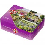 Чай Hilltop Шкатулка с ситечком Прекрасная живопись чёрный, 200г