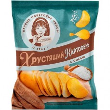 Чипсы Хрустящий Картофель с солью, 160г в магазинах Перекресток