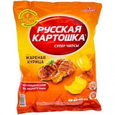 Чипсы картофельные Русская Картошка со вкусом курицы, 200г в магазинах Перекресток