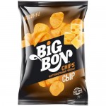 Чипсы Big Bon со вкусом сыра, 75г