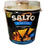 Чипсы кукурузные Salto Nachos с соусом и салфеткой, 220г