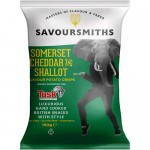 Чипсы картофельные Savoursmiths с сыром чеддер и луком-шалот, 150г