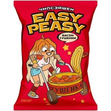 Чипсы Easy Peasy рифленые со вкусом тушенки, 50г в магазинах Перекресток