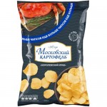 Чипсы Московский картофель со вкусом Королевского краба, 200г
