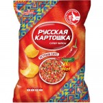 Чипсы Русская картошка картофельные со вкусом острый соус, 105г