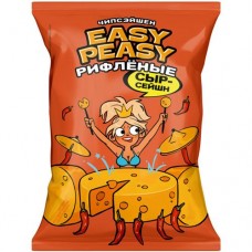 Картофель Easy Peasy со вкусом сыра хрустящий рифленый, 50г в магазинах Перекресток