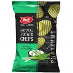 Чипсы Bruto из натурального картофеля со вкусом сметаны и лука, 120г