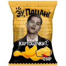 Картофель Эу, Пацан! со вкусом сыра хрустящий, 50г в магазинах Перекресток