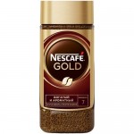 Кофе Nescafé Gold натуральный растворимый с добавлением молотого, 190г Кофе Nescafé Gold натуральный растворимый с добавлением молотого, 190г
