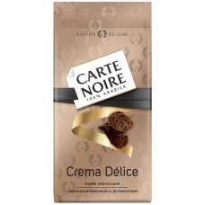 Кофе Carte Noire Crema Delice натуральный жареный молотый, 230г в магазинах Перекресток