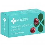 Пирожное суфлейное с вишней Маркет, 75г Пирожное суфлейное с вишней Маркет, 75г