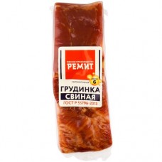Грудинка Ремит сырокопчёная высшего сорта крио в магазинах Перекресток