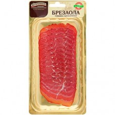 Говядина сырокопчёная Егорьевская КГФ Брезаола категория А в нарезке, 80г в магазинах Перекресток