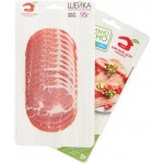 Шейка свиная Мясной дом Бородина сырокопчёная категория Б нарезка, 95г