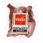 Ребрышки свиные Ремит К пиву копчёно-варёные категория В, 300г