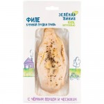 Филе куриной грудки гриль с черным перцем и чесноком охлажденное Зелёная Линия, 182г