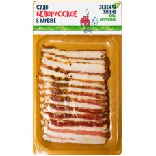 Сало Белорусское солёное нарезка Зелёная Линия, 100г в магазинах Перекресток