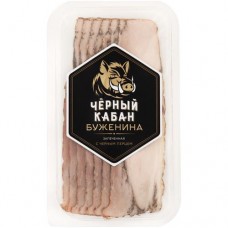 Буженина запечённая Чёрный Кабан с черным перцем нарезка, 120г в магазинах Перекресток