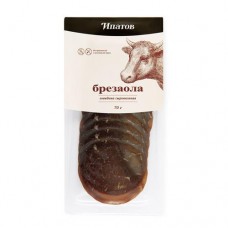 Говядина Ипатов Брезаола сыровяленая категории А Халяль, 70г в магазинах Перекресток