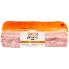 Грудинка Еремкина Т.П. Люкс свиная бескостная копчено-вареная в магазинах Перекресток