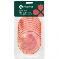 Шейка из свинины копчёно-варёная категории Б Маркет, 100г в магазинах Перекресток
