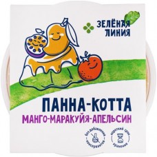 Панна-котта манго-маракуйя-апельсин 4.2% Зелёная Линия, 160г в магазинах Перекресток