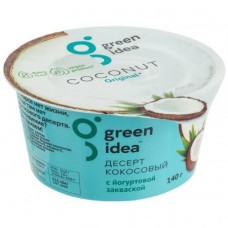 Десерт кокосовый Green Idea с йогуртовой закваской, 140г в магазинах Перекресток