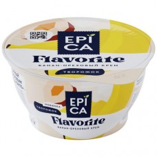 Десерт Epica Flavorite творожный с бананом и ореховым кремом 7.6%, 130г в магазинах Перекресток
