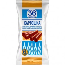 Пирожное 36 Копеек Картошка классическая в молочном бельгийском шоколаде, 180г в магазинах Перекресток