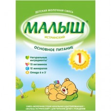 Смесь Малыш Истринский 1 молочная с рождения, 350г в магазинах Перекресток