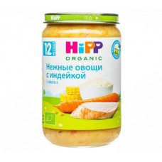 Пюре HiPP Нежные овощи с индейкой с 12 месяцев, 220г в магазинах Перекресток