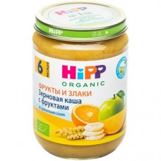 Каша HiPP Зерновая с фруктами с 6 месяцев, 190г в магазинах Перекресток