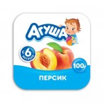 Творог фруктовый Агуша Персик 3.9% с 6 месяцев, 100г