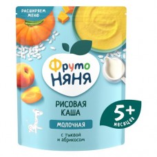 Каша ФрутоНяня рисовая тыква-абрикос с 5 месяцев, 200г в магазинах Перекресток